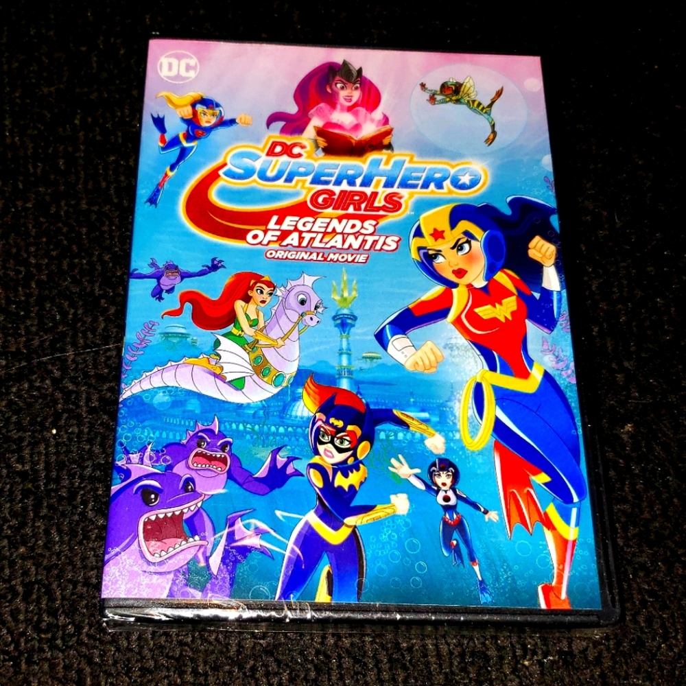 BNWT DC Super Hero Girls Legends of Atlantis DVD